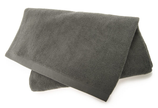 mikrofiber haandklaede koksgraa biosol hurtigtorrende